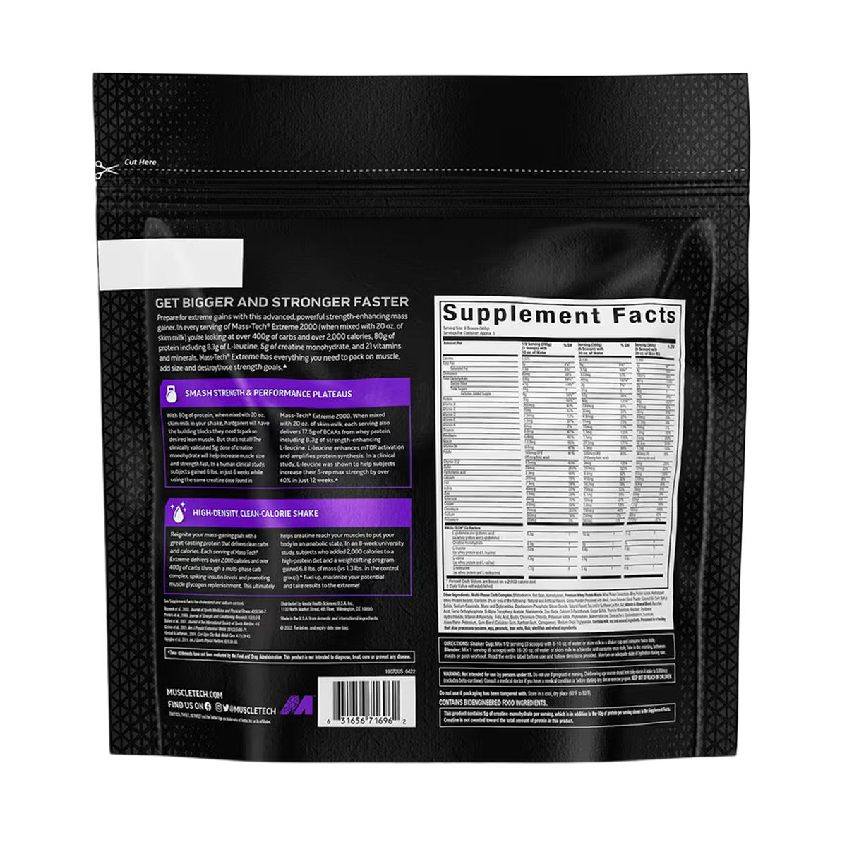 Muscletech Masstech Extreme 2000 6lb - Image 3
