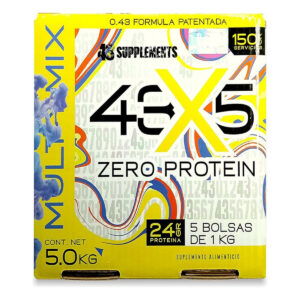 43 Supplements | Proteína ZERO Hidrolizada Multisabor de 5 Kg