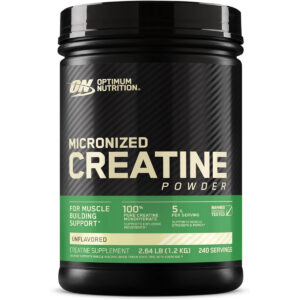 Optimum Nutrition Creatina monohidrata micronizada 1.2 KG 240 SERV.