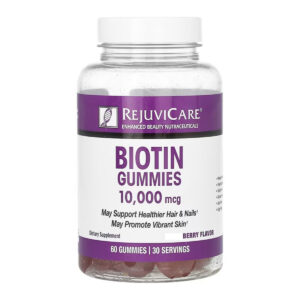 Rejuvicare Biotin gummies 10,000 mcg. 60 gummies