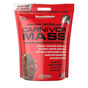 MuscleMeds Carnivor Mass Proteina De Carne/Carbohidratos 10 Lbs