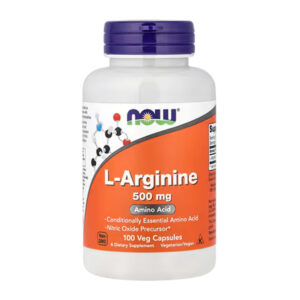 Now L-Arginine 500 mg 100 caps.